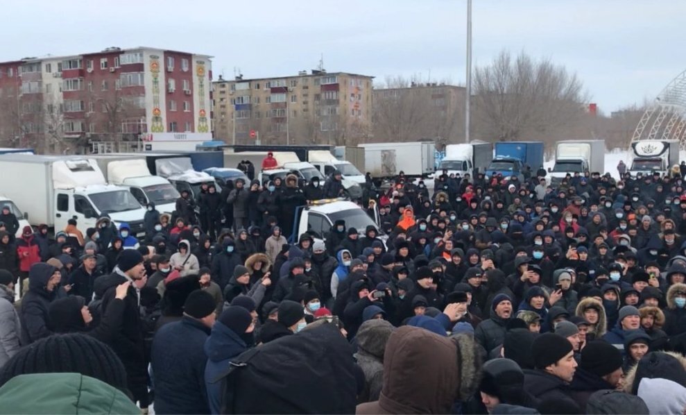 Протесты в Казахстане 2022